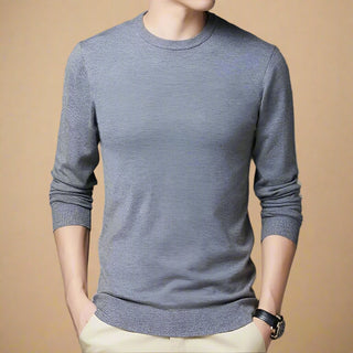Pullover - Premium Strick Pullover mit Rundhalsausschnitt für Herren