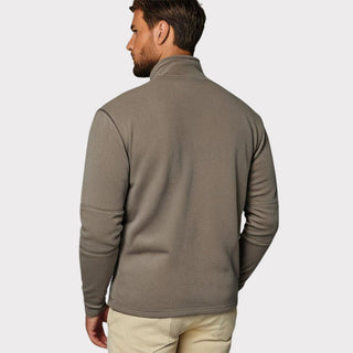 Fleecepullover mit Troyer-Kragen