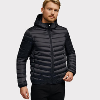 Daunenjacke mit Kapuze