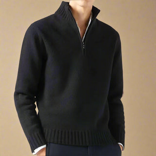 Troyer - Casual Strick Pullover mit Reißverschluss für Herren