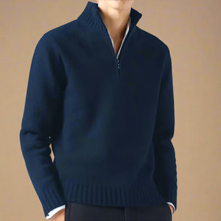 Troyer - Casual Strick Pullover mit Reißverschluss für Herren