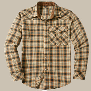 Hemdjacke für Herren - Moderne karierte Übergangsjacke