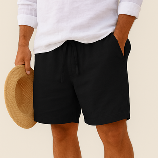 Bermuda Shorts für Herren - Kurze Hosen in Leinen-Optik für den Sommer