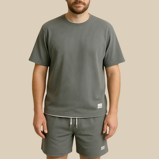 Zweiteiler für Herren - Sommer Set mit T-shirt und Sweatshorts