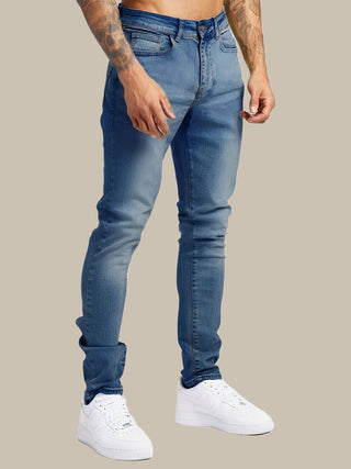 Jeans für Herren - Bequeme Slim fit Stretch-Hose