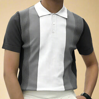 Ganti Polo | Klassisches gestreiftes Strickpolo für Herren