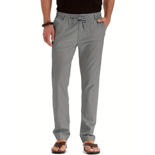 Leichte Herren Sommerhose im Grau