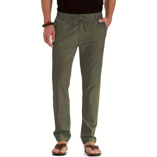 Leichte Herren Sommerhose im Grün