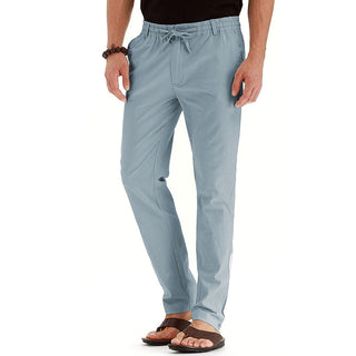 Leichte Herren Sommerhose im hellblau
