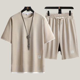 Zweiteiler für Herren - Sommer Set mit T-shirt und Sweatshorts