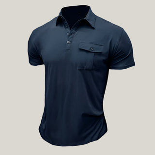 Poloshirt für Herren - Modernes Polo mit Brusttasche für den Sommer