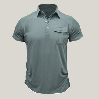 Poloshirt für Herren - Modernes Polo mit Brusttasche für den Sommer