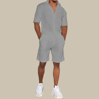 Zweiteiler für Herren - Twin Set mit Poloshirt und Shorts für den Sommer