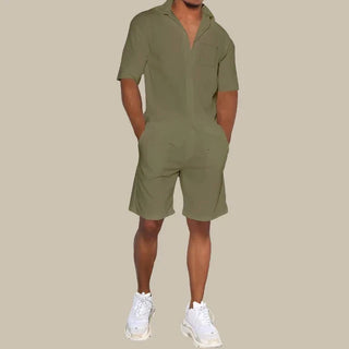 Zweiteiler für Herren - Twin Set mit Poloshirt und Shorts für den Sommer