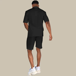 Zweiteiler für Herren - Twin Set mit Poloshirt und Shorts für den Sommer