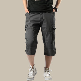 Cargo 3/4 Shorts für Herren - Premium Drei-Viertel-Hose für den Sommer
