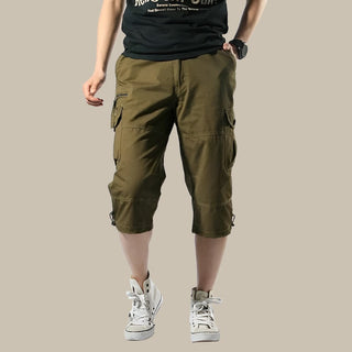 Cargo 3/4 Shorts für Herren - Premium Drei-Viertel-Hose für den Sommer