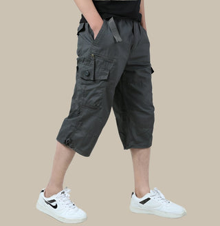 Cargo 3/4 Shorts für Herren - Premium Drei-Viertel-Hose für den Sommer