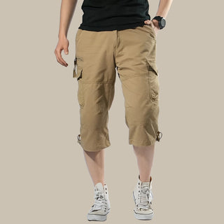 Cargo 3/4 Shorts für Herren - Premium Drei-Viertel-Hose für den Sommer