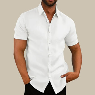 Sommerhemd für Herren - Premium Basic Kurzarmhemd