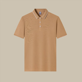 Poloshirt für Herren - Moderne Polo aus Strick mit Streifendesign für Sommer