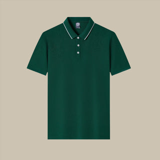 Poloshirt für Herren - Moderne Polo aus Strick mit Streifendesign für Sommer