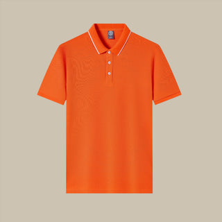 Poloshirt für Herren - Moderne Polo aus Strick mit Streifendesign für Sommer