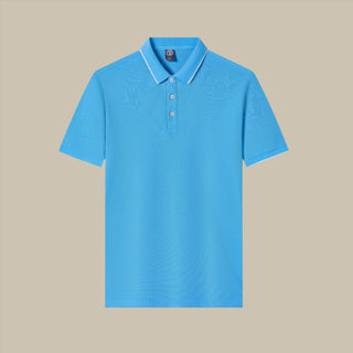 Poloshirt für Herren - Moderne Polo aus Strick mit Streifendesign für Sommer