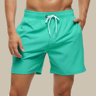 Badehose für Herren - Premium schnell trocknende Basic-Schwimmhose für Herren