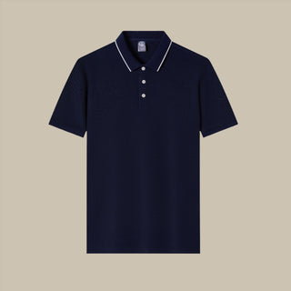 Poloshirt für Herren - Moderne Polo aus Strick mit Streifendesign für Sommer