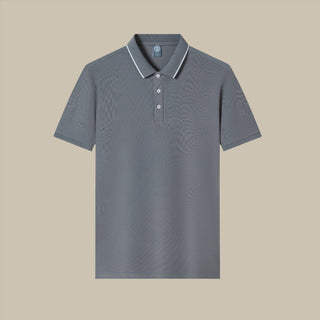 Poloshirt für Herren - Moderne Polo aus Strick mit Streifendesign für Sommer