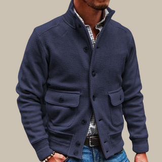 Strickjacke für Herren - Klassische Übergangsjacke mit Knöpfen
