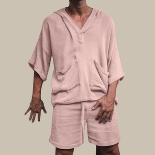 Sommer Set für Herren - Stilvolles Zweiteiler mit T-shirt und Sweat Short