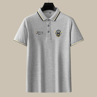 Poloshirt fur Herren - Luxus-Polohemd mit kurzen Ärmeln für Sommer