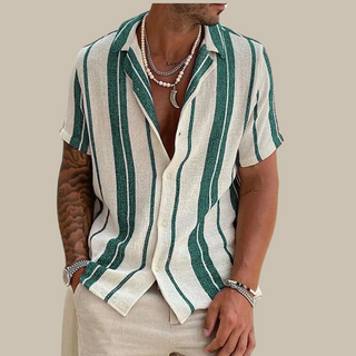 Ganti Capri Shirt | Ein lässiges gewebtes Hemd mit kurzen Ärmeln und Kragen für Herren