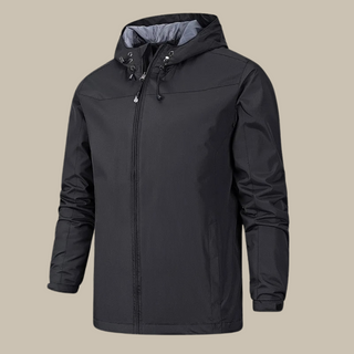 Regenjacken für Herren - Wasserfeste Windjacke mit Kapuze