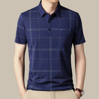 Poloshirt für Herren - Kariertes Poloshirt mit Kurzarm für den Sommer