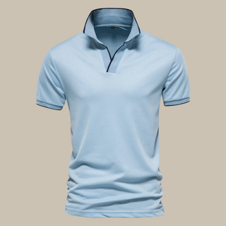 Poloshirt für Herren - Stilvolles Basic-Poloshirt mit kurzen Ärmeln für den Sommer