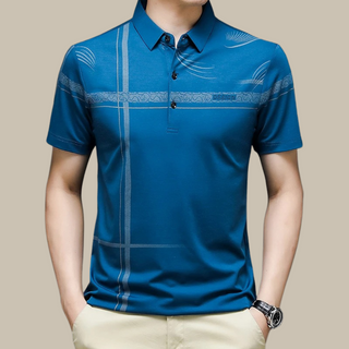 Poloshirt für Herren - Kariertes Slim Fit Poloshirt mit Kurzarm für den Sommer