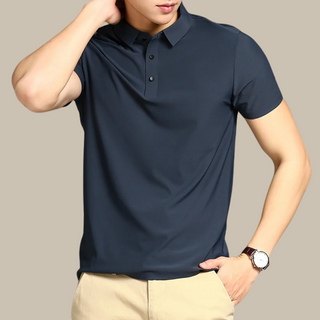 RUGO Basic Polo | Stilvolles Basic-Herren-Poloshirt mit kurzen Ärmeln