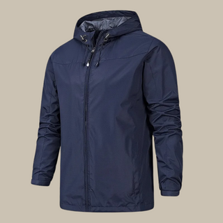 Regenjacken für Herren - Wasserfeste Windjacke mit Kapuze