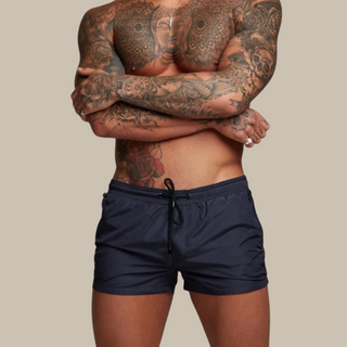 Aqua Di Man Badehose | Schnelltrocknende Shorts mit Stretch und Reißverschluss für Herren