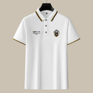 Poloshirt fur Herren - Luxus-Polohemd mit kurzen Ärmeln für Sommer
