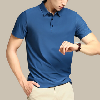 RUGO Basic Polo | Stilvolles Basic-Herren-Poloshirt mit kurzen Ärmeln