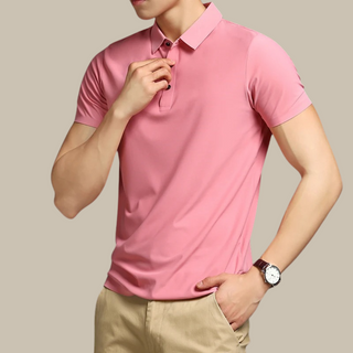 RUGO Basic Polo | Stilvolles Basic-Herren-Poloshirt mit kurzen Ärmeln