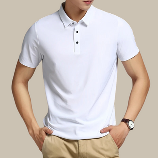 RUGO Basic Polo | Stilvolles Basic-Herren-Poloshirt mit kurzen Ärmeln