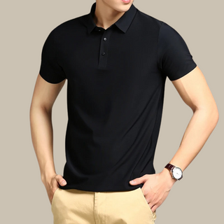 RUGO Basic Polo | Stilvolles Basic-Herren-Poloshirt mit kurzen Ärmeln