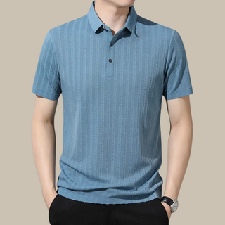 Poloshirt für Herren - Modernes kariertes Polo mit Kurzarm für den Sommer