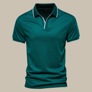 Poloshirt für Herren - Stilvolles Basic-Poloshirt mit kurzen Ärmeln für den Sommer