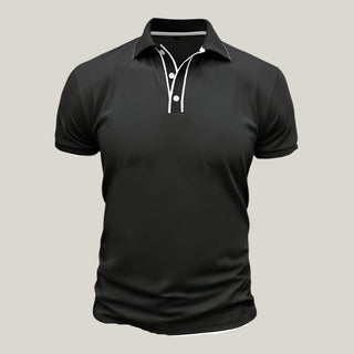 Poloshirt für Herren - Slim Fit Polo mit Weißen Kontrast für den Sommer